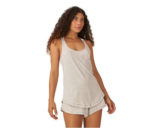 Pijama Curto I Love Love Cinza Mescla, Colorido | WestwingNow