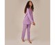 Pijama Classic Longo Tulipa Lilás, Colorido | WestwingNow