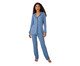 Pijama Classic Longo Lagoon Azul, Colorido | WestwingNow