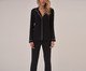Pijama Longo com Renda Preto, Colorido | WestwingNow