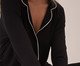 Pijama Longo com Renda Preto, Colorido | WestwingNow