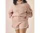 Shorts Fleece Nude, Colorido | WestwingNow