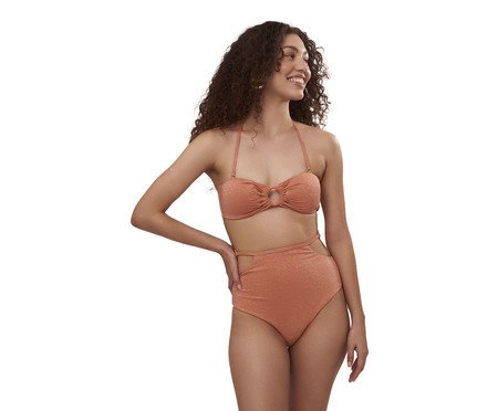 Strapless Top Biquíni Rebeca Serena Papaya | Westwing