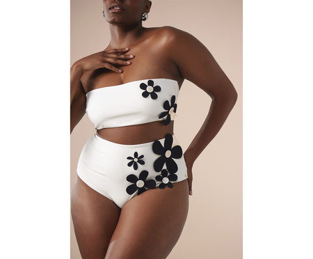 Top Bandeau Bem Me Quero Off White | WestwingNow