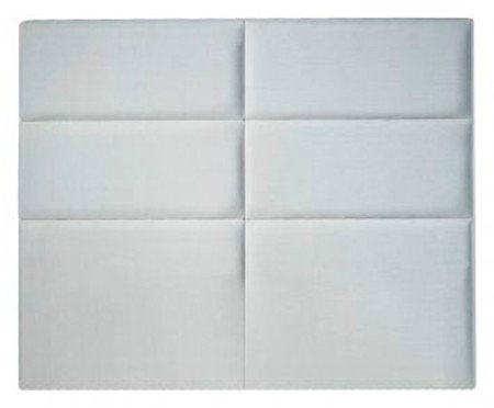 Cabeceira Painel em Linho Viena - Cinza Claro Mescla