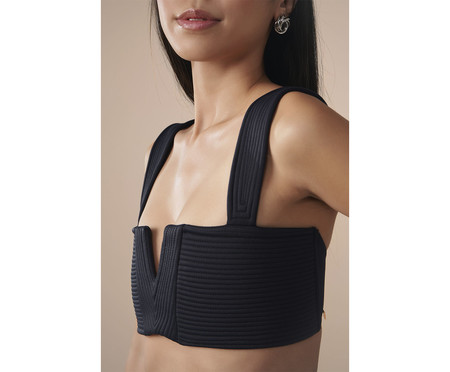 Top Reto V Contour Preto | Westwing