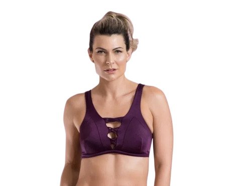 Top Strappy Decote V Berinjela | Westwing