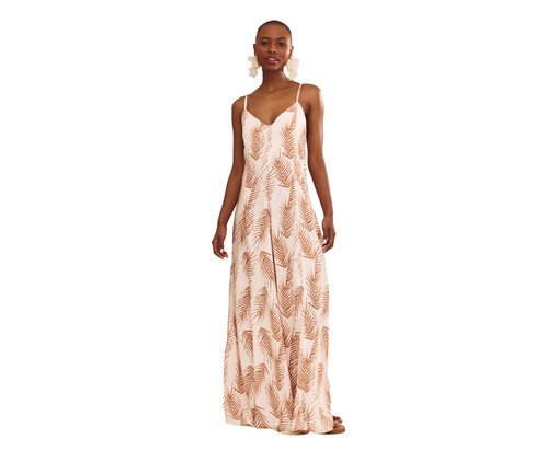 Vestido Longo Palms Areia - G, multicolor | WestwingNow
