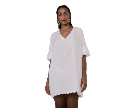 Vestido Curto Atenas Off-White - G | Westwing
