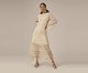 Vestido com Manga Magnólia Areia - G, multicolor | WestwingNow