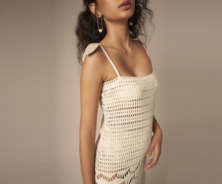 Vestido Magnólia Areia - P | Westwing