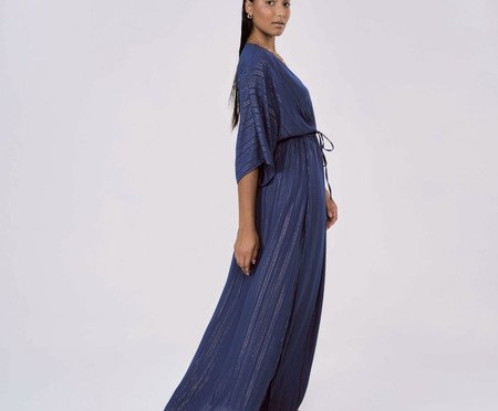 Vestido Longo Infinito Azul Índigo - M | Westwing