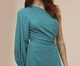 Vestido Um Ombro Só Midi Ostra Verde, multicolor | WestwingNow