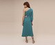 Vestido Um Ombro Só Midi Ostra Verde, multicolor | WestwingNow