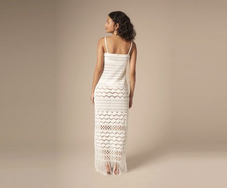Vestido Magnólia Off-White - GG | Westwing