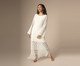 Vestido com Manga Magnólia Off-White - G, multicolor | WestwingNow