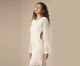 Vestido com Manga Magnólia Off-White - G, multicolor | WestwingNow
