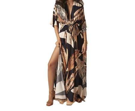 Vestido Longo Estampa Floral - M | Westwing