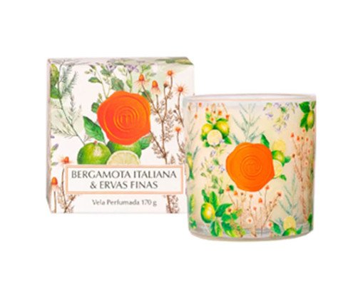 Vela de Odores Bergamota Italiana e Ervas Finas - 170G, multicolor | WestwingNow