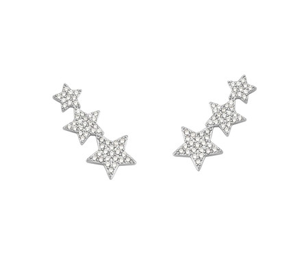 Brinco Ear Cuff Estrelas