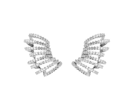 Brinco Ear Cuff Ondulado Wave