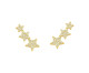 Brinco Ear Cuff Estrelas Gold, multicolor | WestwingNow