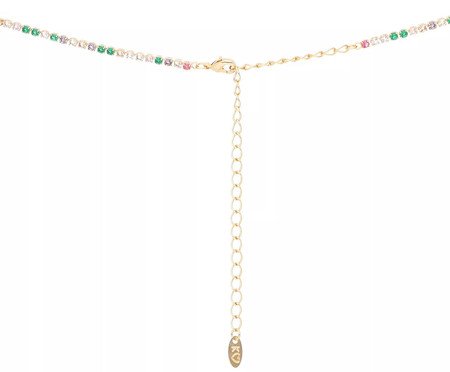 Choker Riviera Colorida Banho de Ouro 18K | Westwing