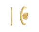 Brinco Ear Hook Fino Cravejado Columbus Gold, multicolor | WestwingNow