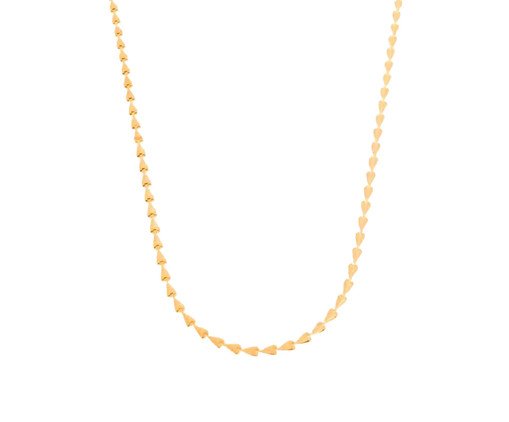 Colar Corrente de Flechinhas Mykonos Gold - 40cm, multicolor | WestwingNow