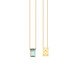 Escapulário Estrela e Pedra cor Água Marinha St.Patrick Gold, multicolor | WestwingNow