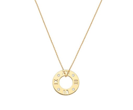 Colar Relógio Liso Romano Gold, multicolor | WestwingNow