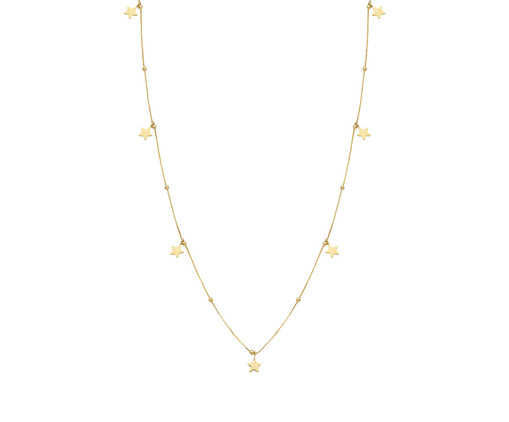 Colar Estrelas Longo Saint Tropez Gold, multicolor | WestwingNow