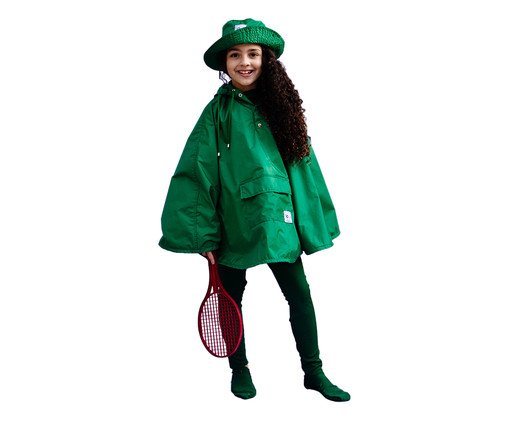 Poncho Kids Toró, green | WestwingNow