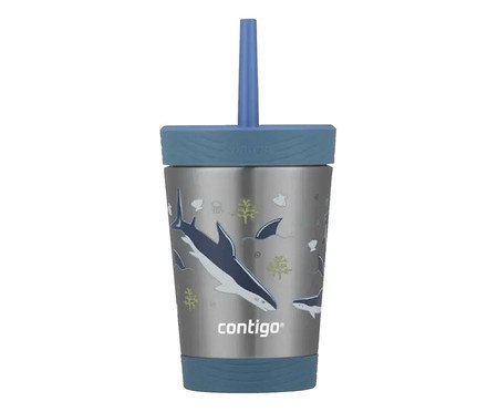 Copo Térmico Kids Tubarão Contigo - 341ml | Westwing