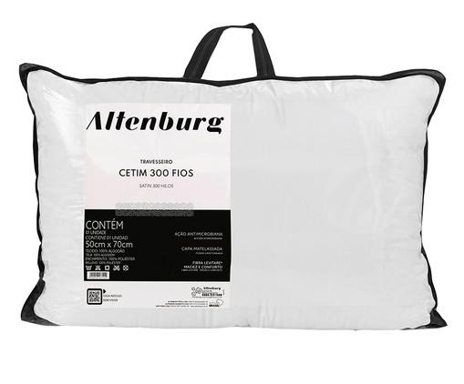 Travesseiro Altenburg - Black Branco, Branco | WestwingNow