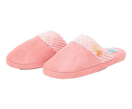 Chinelo com Botão Gasf Rosa | Westwing