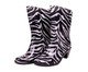 Galocha Cano Médio Zebra Preto, Preto | WestwingNow