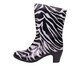 Galocha Cano Médio Zebra Preto, Preto | WestwingNow