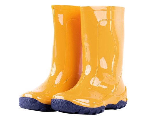 Galocha Infantil Odin Amarela e Azul, Amarelo | WestwingNow