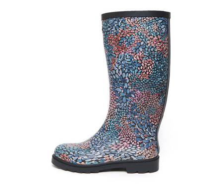 Galocha Raindrops Slim Estampada Multicolor Matte | WestwingNow