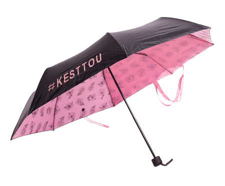 Guarda Chuva Neilan Preto e Pink