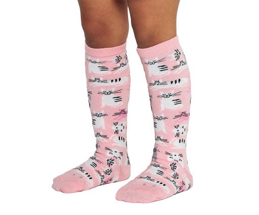 Meia Gasf Infantil Gato Rosa, Rosa | WestwingNow