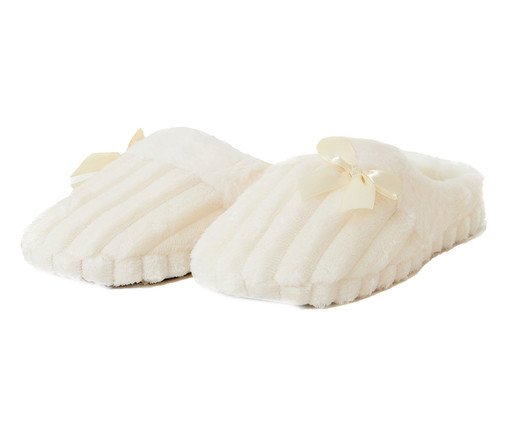 Pantufa Feminina Branco, Branco | WestwingNow