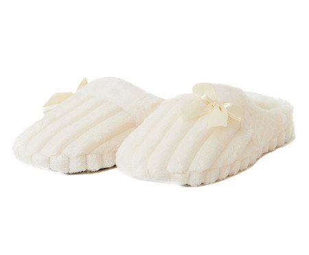 Pantufa Feminina Branco