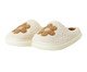 Pantufa Feminina Flor Off White, Off White | WestwingNow