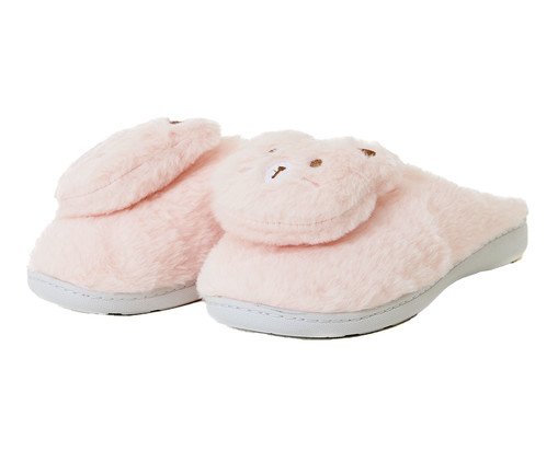 Pantufa Feminina Pinguim Rosa, Rosa | WestwingNow