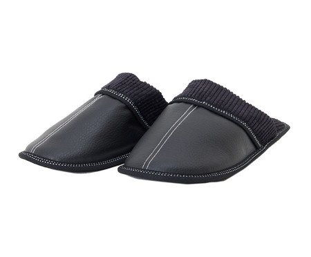 Pantufa Masculina Preto