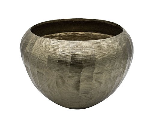 Cachepot em Metal Nicky - Dourado, gold | WestwingNow