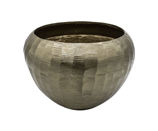 Cachepot em Metal Nicky - Dourado, gold | WestwingNow
