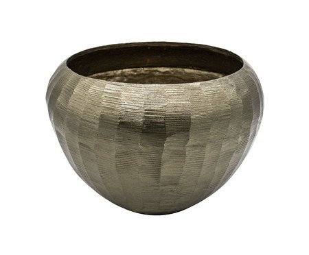 Cachepot em Metal Nicky - Dourado | Westwing
